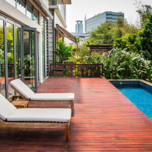 Lames de terrasse Padouk